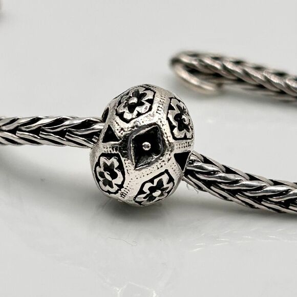 TROLLBEADS Retired Zanzibar Silver Bead 925S LAA Preloved, Excellent - Picture 4 of 5